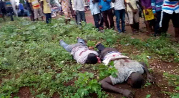 Armed Robbers Meet Untimely Death As They Rob Residence Of Benue [Graphic Photo]